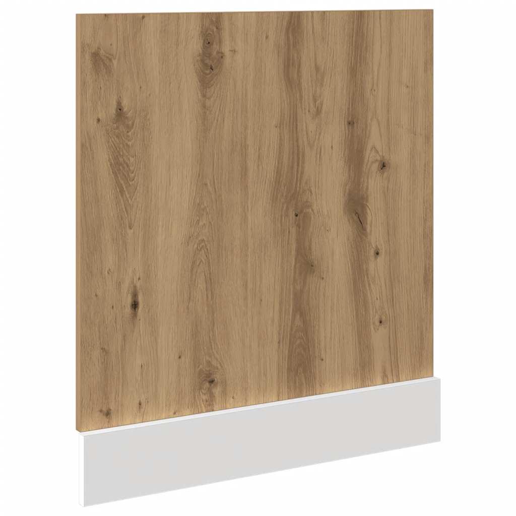 Panel Na Myčku 60 X 1,5 X 67 Cm Kompozitní Dřevo Dub Artisan