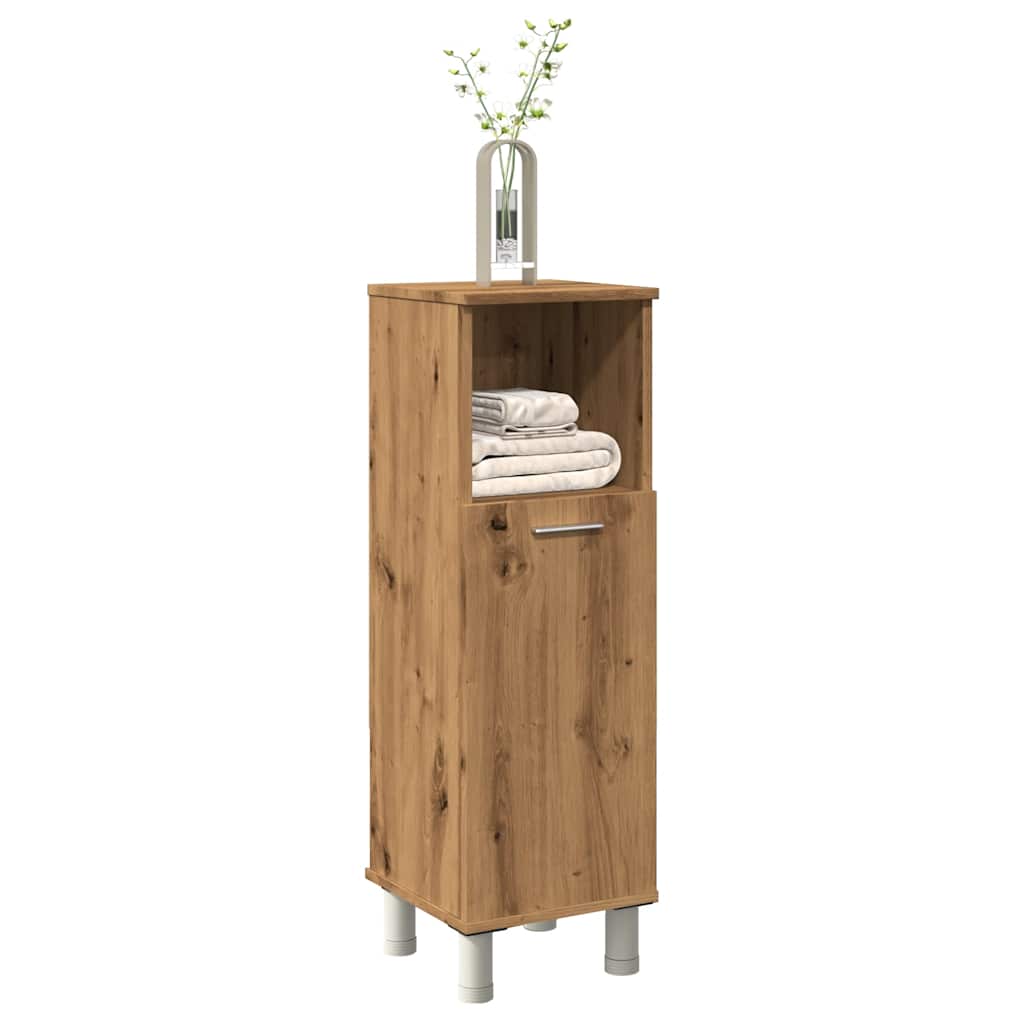Koupelnová Skříňka 30 X 30 X 95 Cm Kompozitní Dřevo