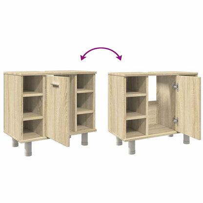 Koupelnová Skříňka Dub Sonoma 60 X 32 X 53,5 Cm Dřevotříska Dub Sonoma