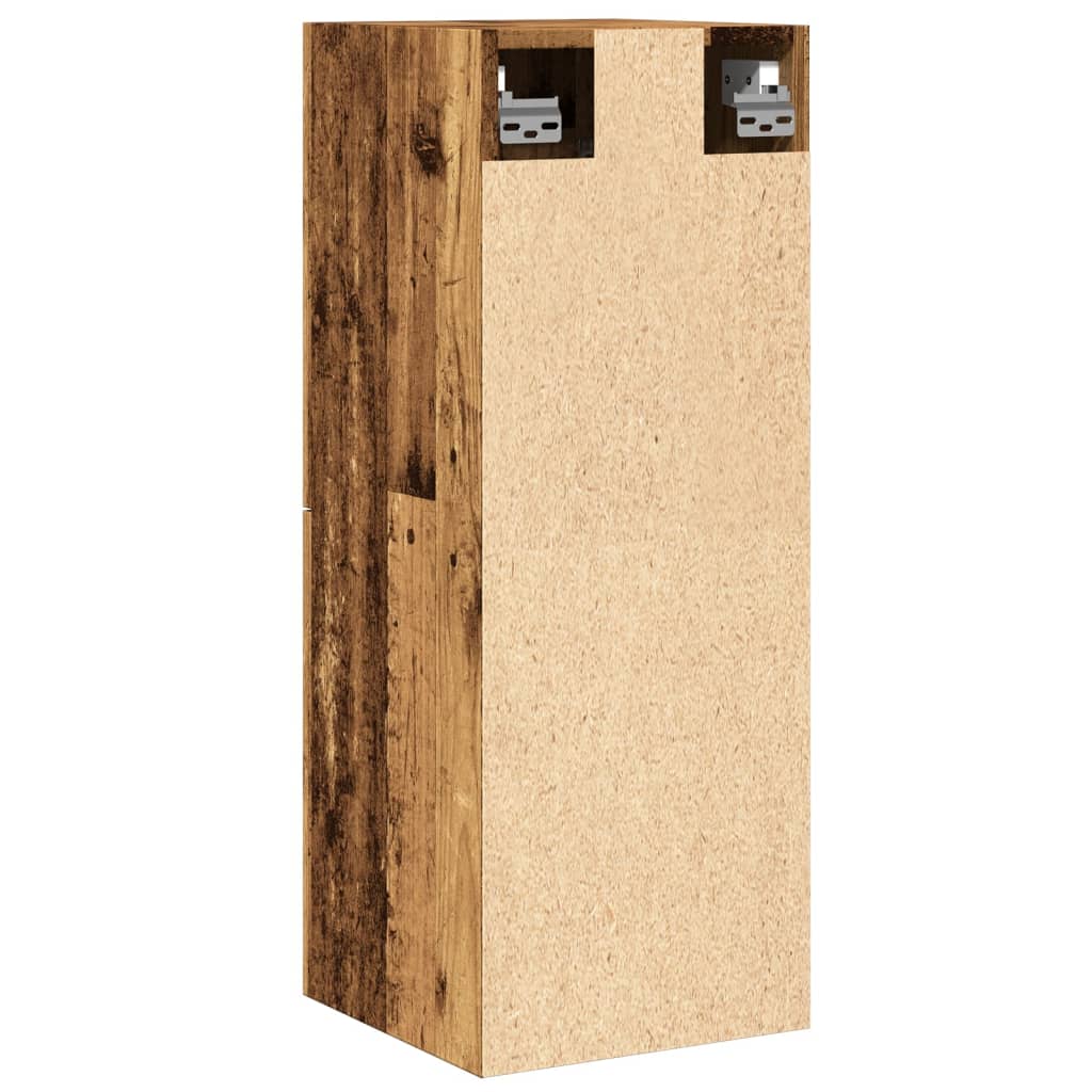 Koupelnová Závěsná Skříňka Old Wood 30 X 30 X 80 Cm Kompozit