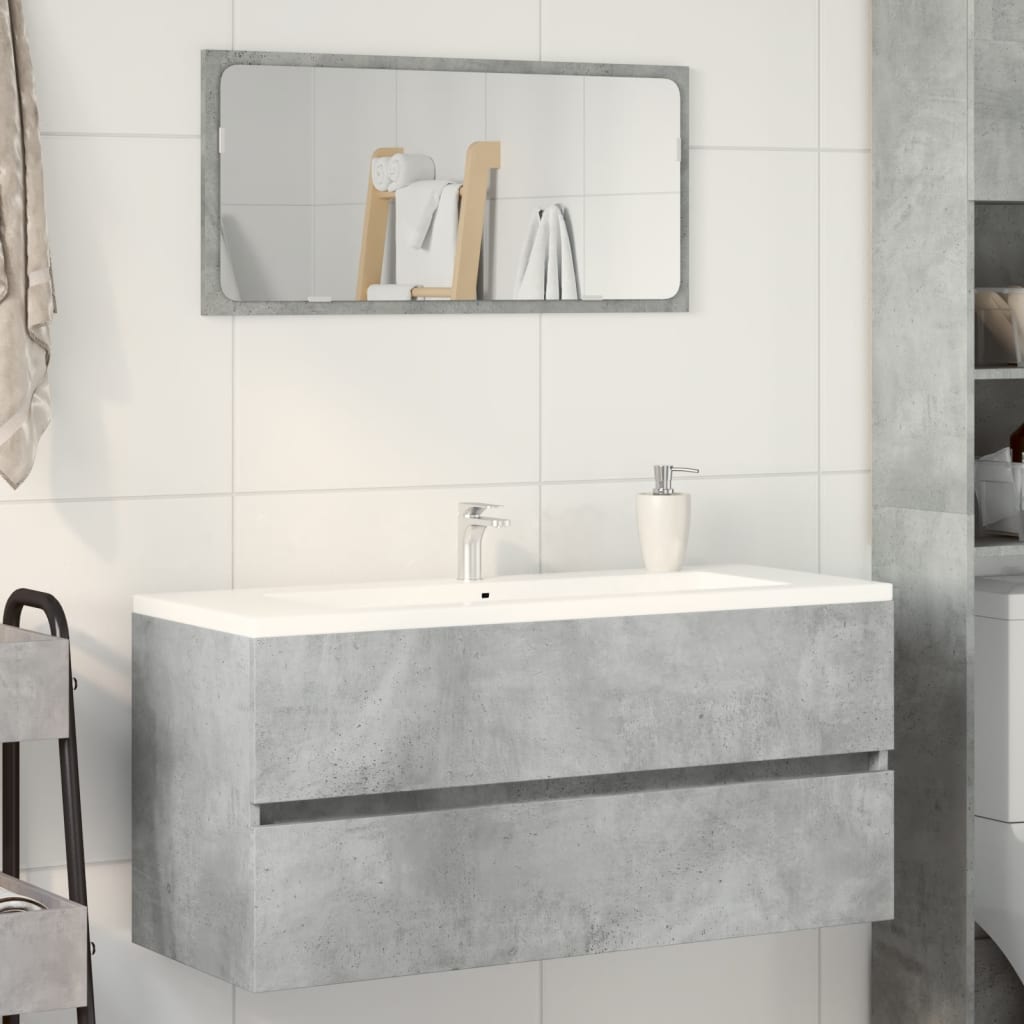 Skříňka Pod Umyvadlo Betonově Šedá 100X38,5X45 Cm Dřevotříska