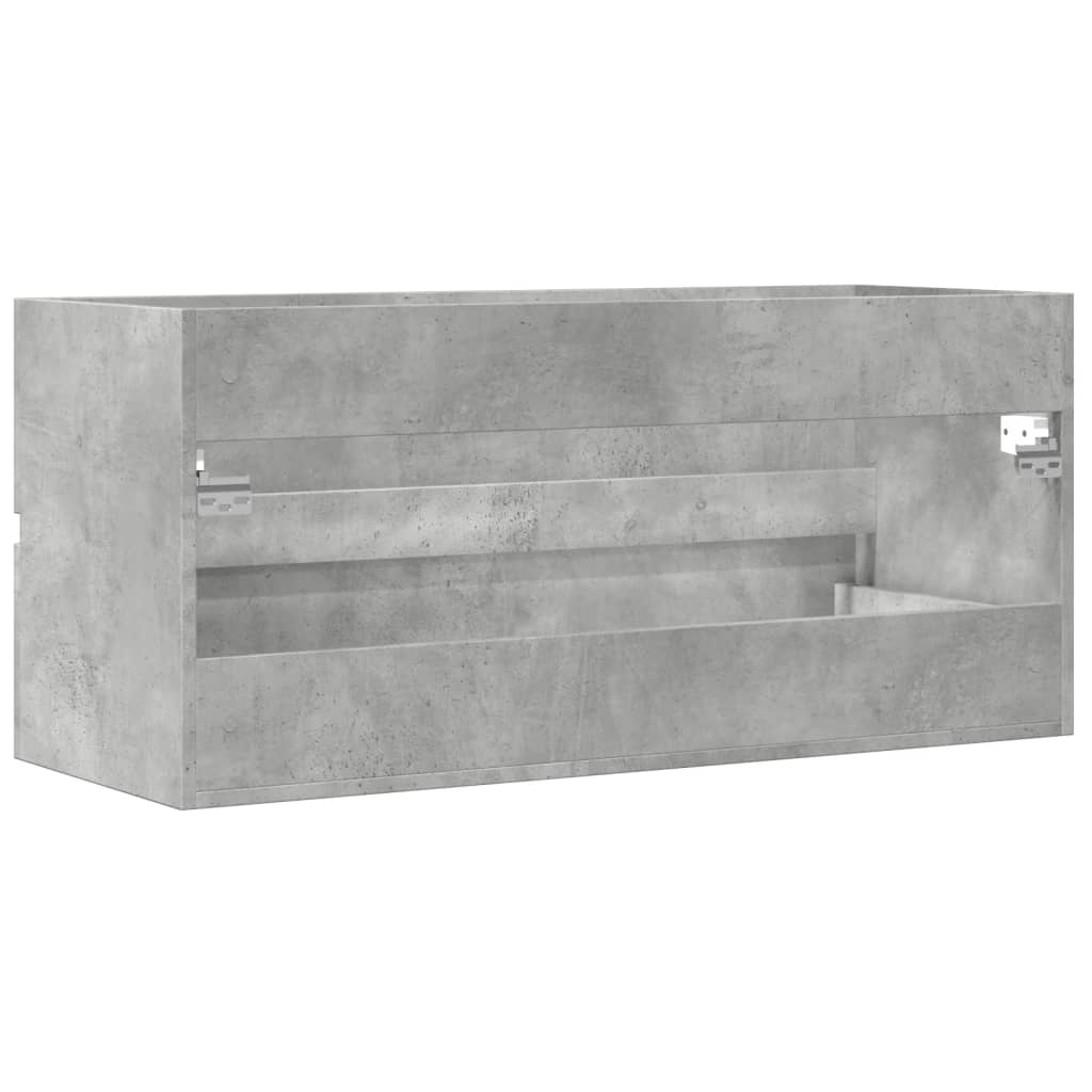Skříňka Pod Umyvadlo Betonově Šedá 100X38,5X45 Cm Dřevotříska