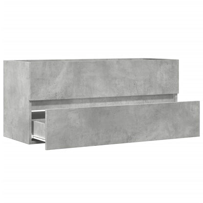Skříňka Pod Umyvadlo Betonově Šedá 100X38,5X45 Cm Dřevotříska