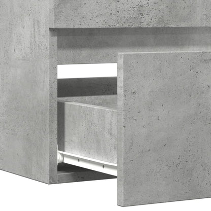 Skříňka Pod Umyvadlo Betonově Šedá 100X38,5X45 Cm Dřevotříska