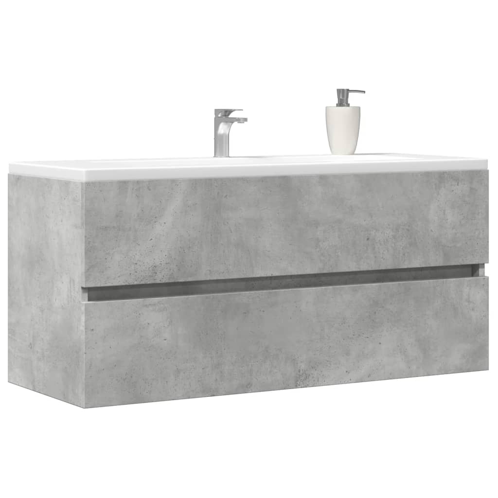 Skříňka Pod Umyvadlo Betonově Šedá 100X38,5X45 Cm Dřevotříska