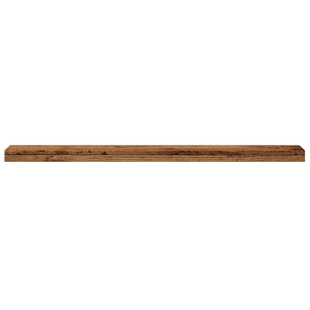 Nástěnné Police 4 Ks Old Wood 40 X 10 X 1,5 Cm Kompozitní Dřevo Staré Dřevo