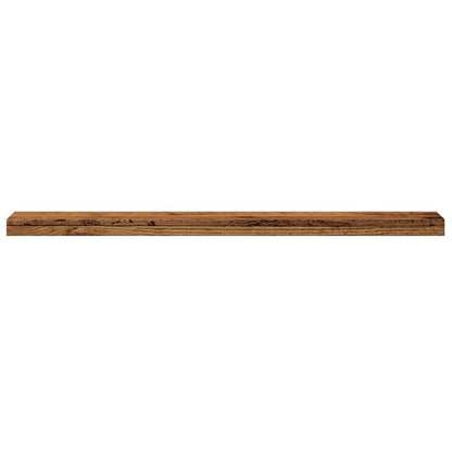 Nástěnné Police 4 Ks Old Wood 40 X 10 X 1,5 Cm Kompozitní Dřevo Staré Dřevo