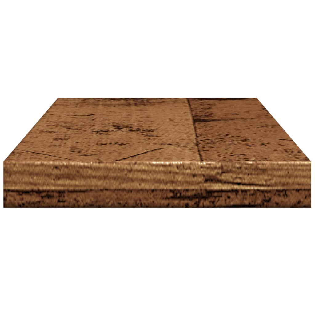 Nástěnné Police 4 Ks Old Wood 40 X 10 X 1,5 Cm Kompozitní Dřevo Staré Dřevo