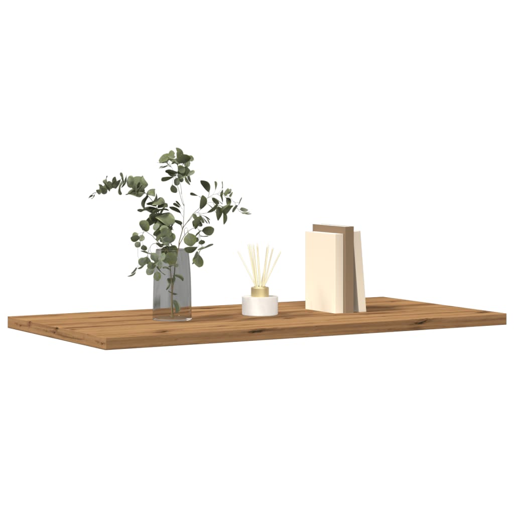 Přídavné Police 4 Ks 60X10X1,5 Cm Kompozitní Dřevo Dub Artisan