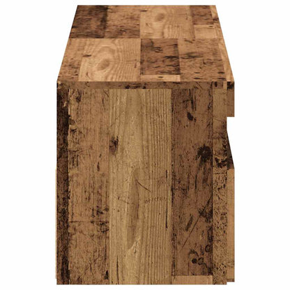 Tv Stolky S Led 2 Ks Old Wood Kompozitní Dřevo