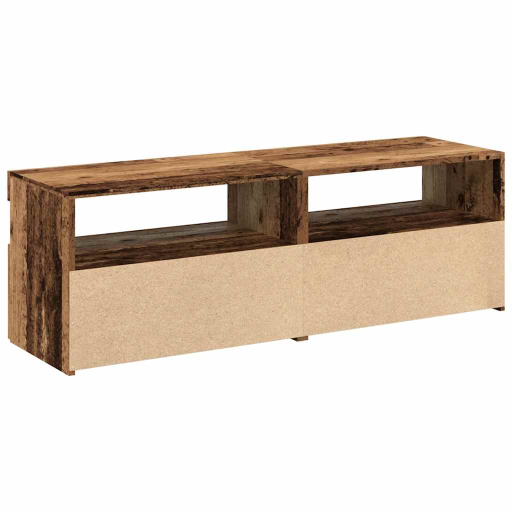 Tv Stolky S Led 2 Ks Old Wood Kompozitní Dřevo