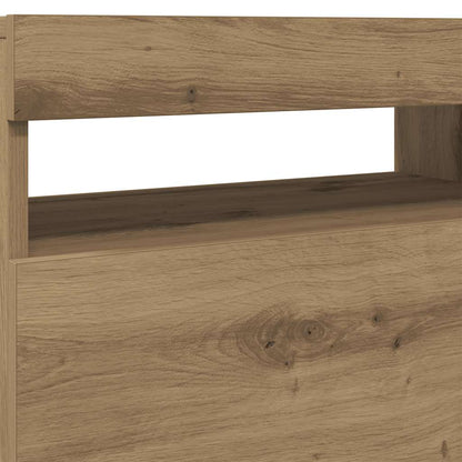 Tv Stolek S Led Dub Artisan 60 X 35 X 40 Cm Kompozitní Dřevo