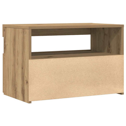 Tv Stolky S Led 2 Ks Dub Artisan Kompozitní Dřevo