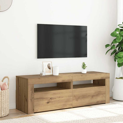 Tv Skříňka S Led Osvětlením 120 X 35 X 40 Cm