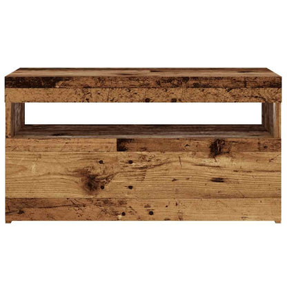 Tv Stolky S Led 2 Ks Old Wood Kompozitní Dřevo