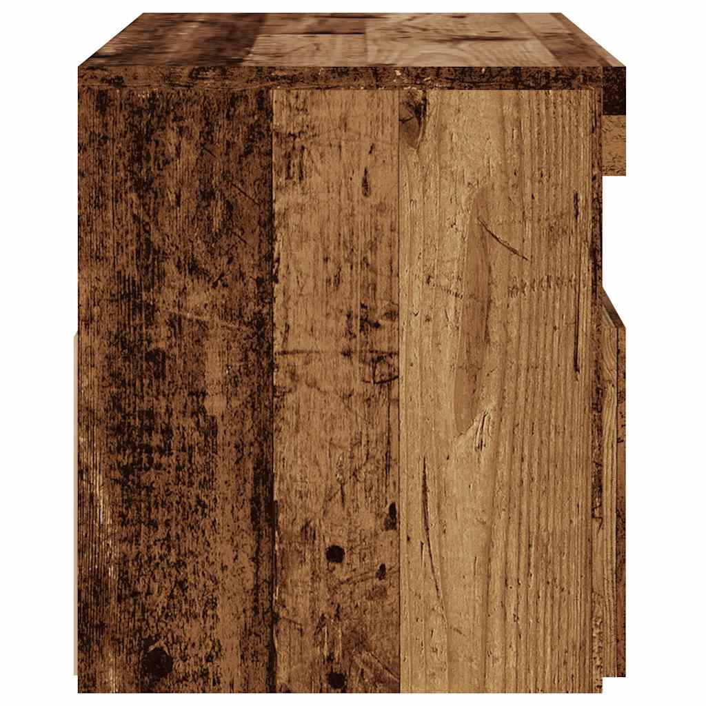 Tv Stolky S Led 2 Ks Old Wood Kompozitní Dřevo