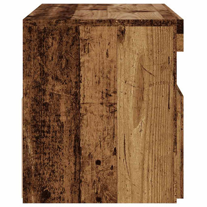 Tv Stolky S Led 2 Ks Old Wood Kompozitní Dřevo