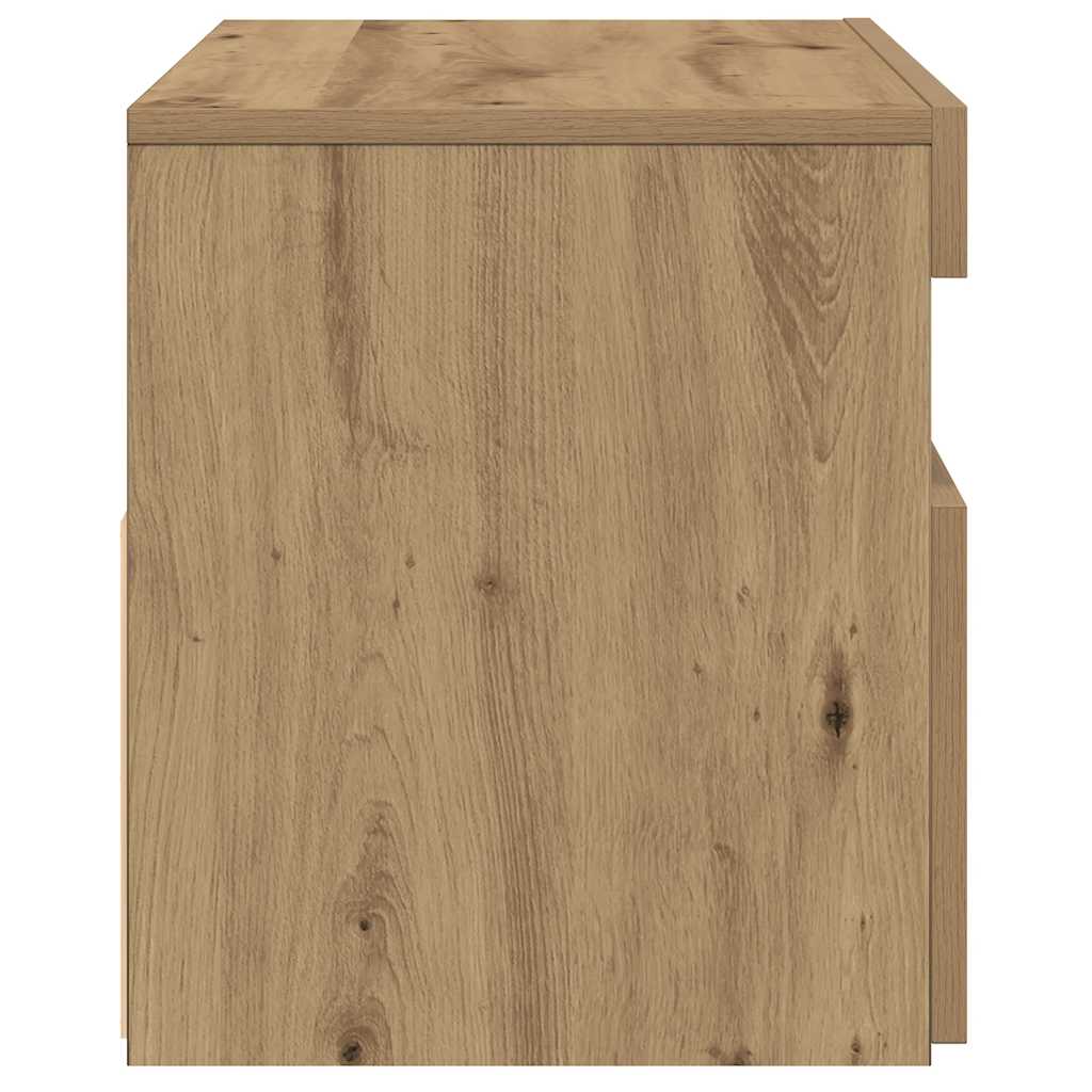 Tv Stolky S Led 2 Ks Dub Artisan Kompozitní Dřevo