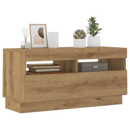 Tv Skříňka S Led Osvětlením 100 X 35 X 40 Cm