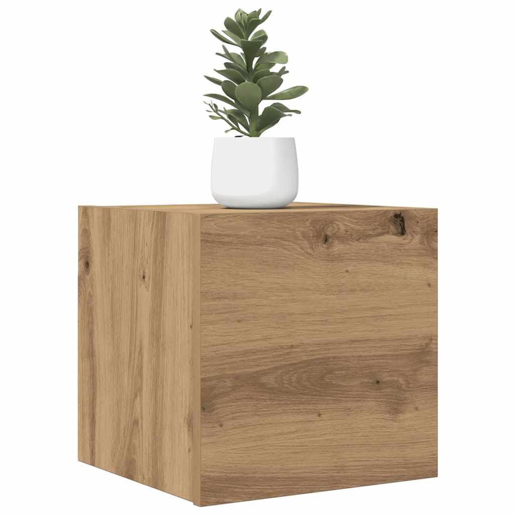 Nástěnné Tv Skříňky 2 Ks 30,5X30X30 Cm