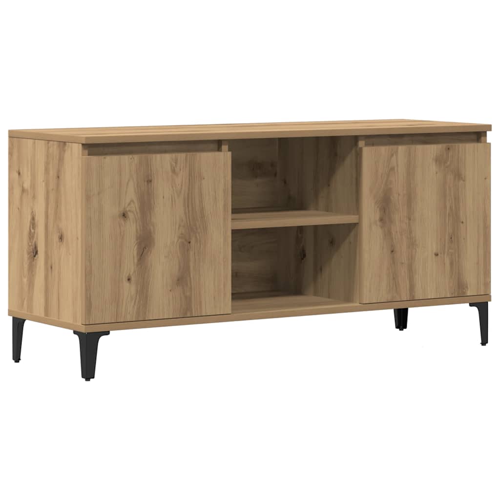 Tv Skříňka Dub Artisan 102 X 35 X 50 Cm Kompozitní Dřevo
