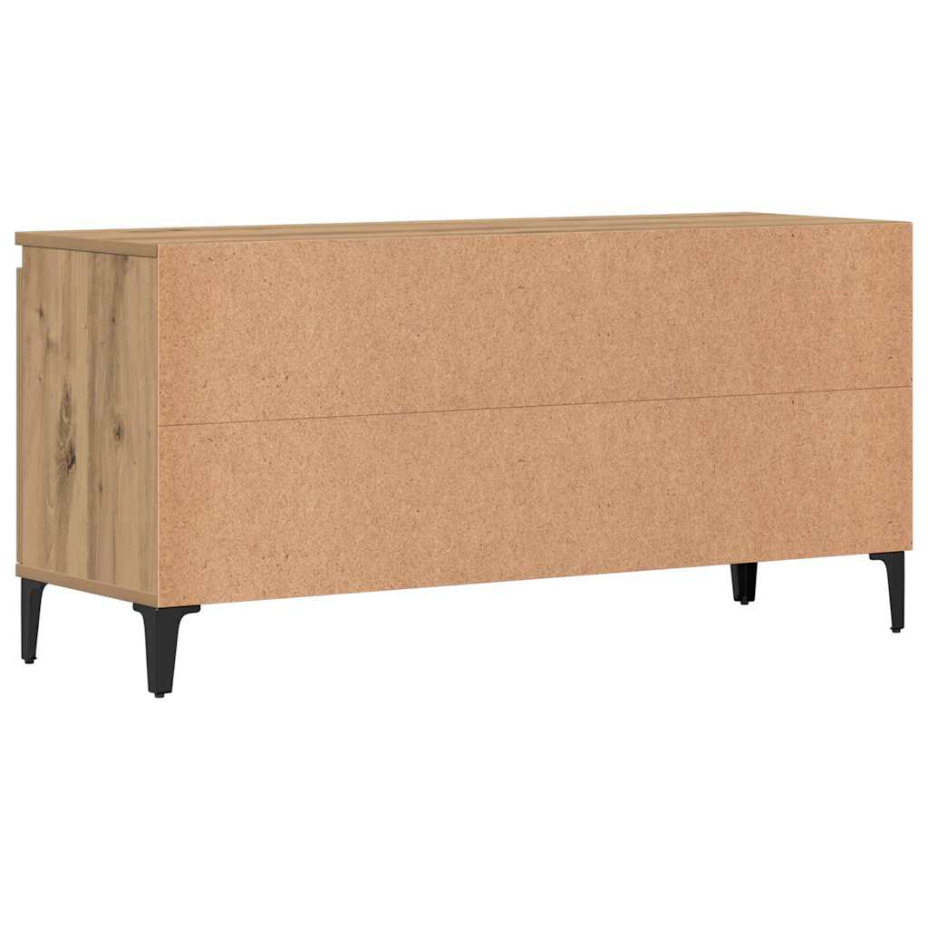 Tv Skříňka Dub Artisan 102 X 35 X 50 Cm Kompozitní Dřevo