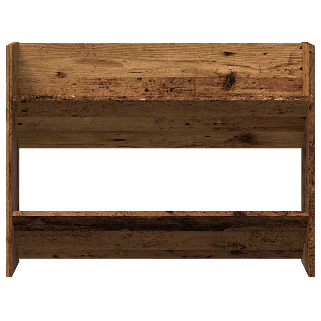 Nástěnný Botník Old Wood 80 X 18 X Kompozitní Dřevo Staré Dřevo