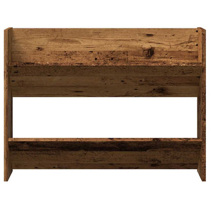 Nástěnný Botník Old Wood 80 X 18 X Kompozitní Dřevo Staré Dřevo
