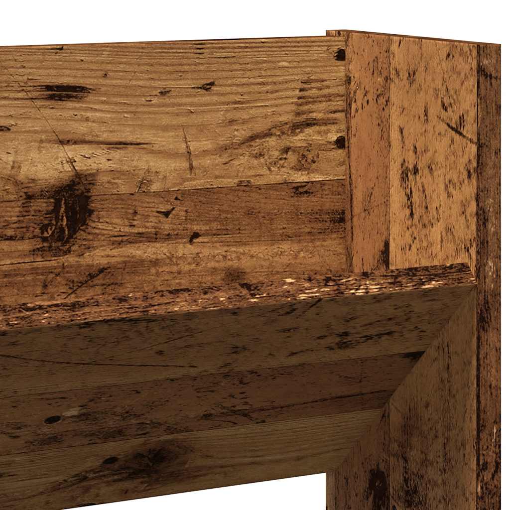 Nástěnný Botník Old Wood 80 X 18 X Kompozitní Dřevo Staré Dřevo
