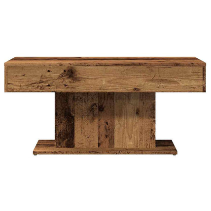 Konferenční Stolek Staré Dřevo 96 X 50 X 45 Cm, Umělé Dřevo