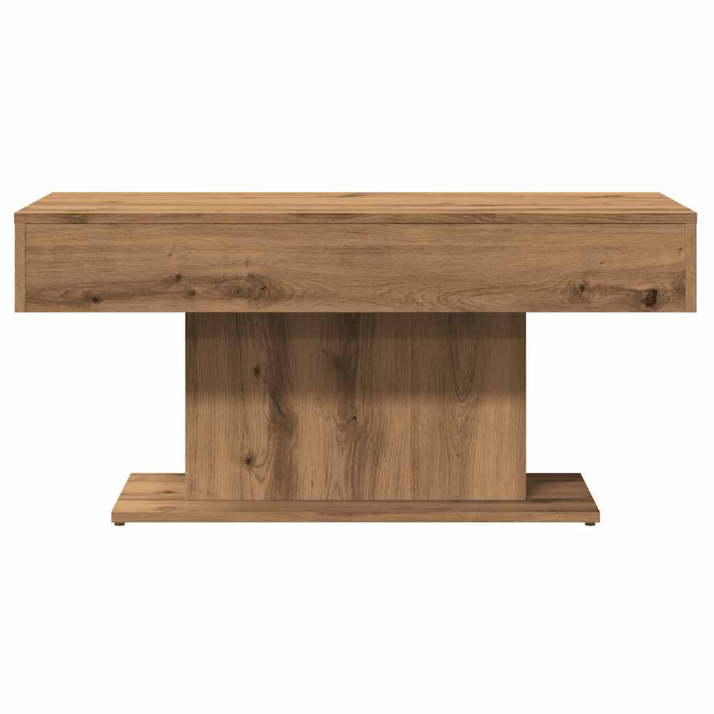 Konferenční Stolek Artisan Dub 96 X 50 X 45 Cm Konstrukce Dřeva