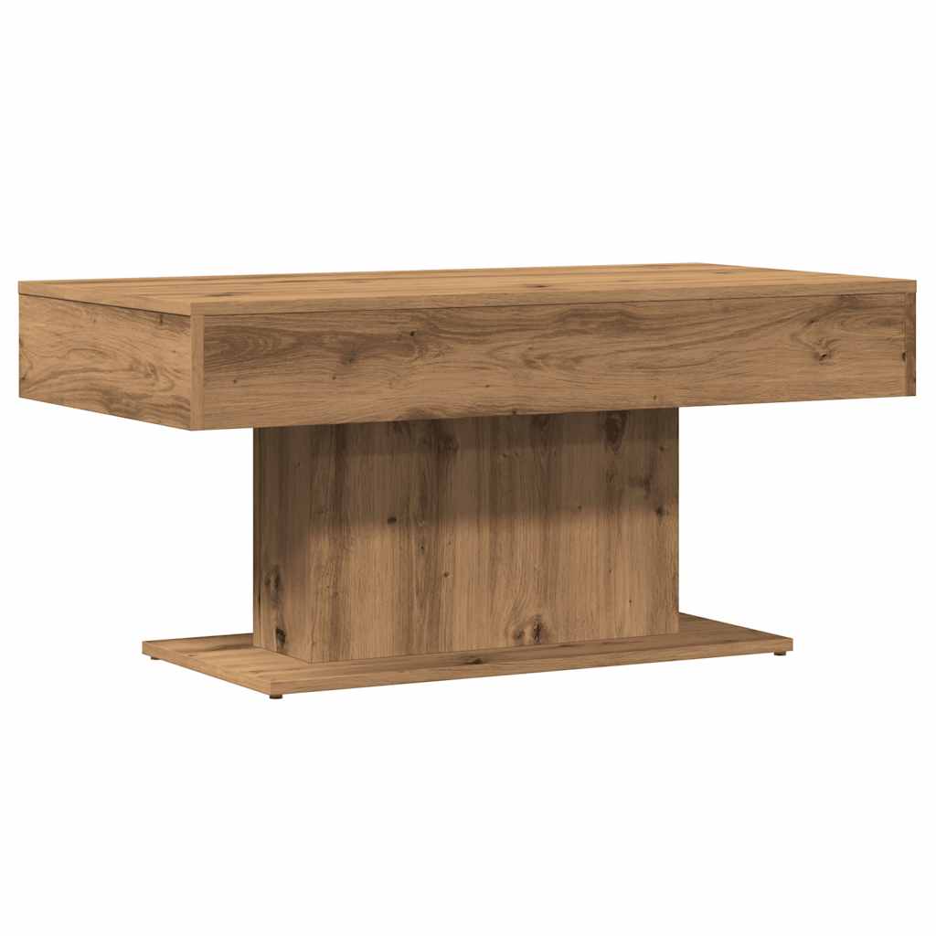 Konferenční Stolek Artisan Dub 96 X 50 X 45 Cm Konstrukce Dřeva