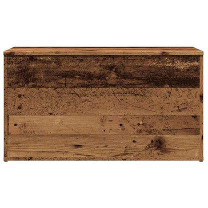 Úložná Truhla Old Wood 84 X 42 X 46 Cm Kompozitní Dřevo