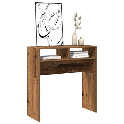 Konzolový Stolek Old Wood 78 X 30 X 80 Cm Kompozitní Dřevo