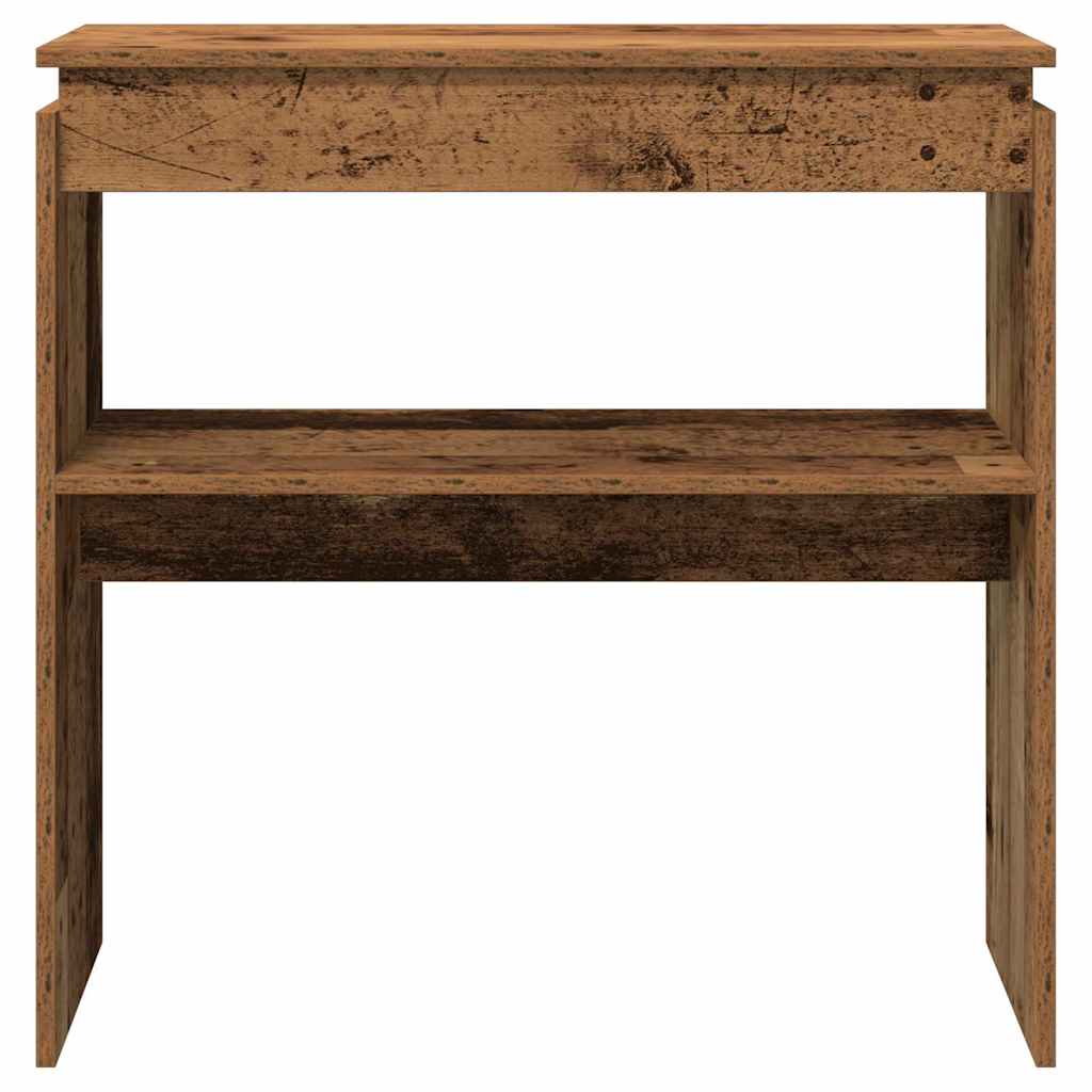 Konzolový Stolek Old Wood 80 X 30 X 80 Cm Kompozitní Dřevo