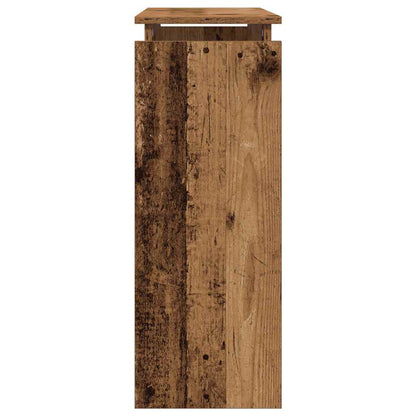 Konzolový Stolek Old Wood 80 X 30 X 80 Cm Kompozitní Dřevo