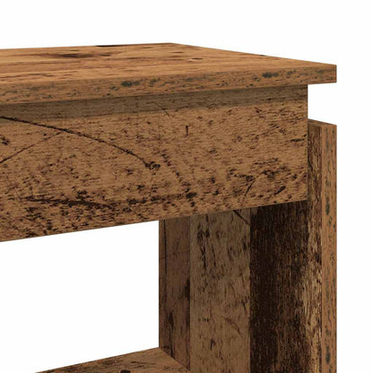 Konzolový Stolek Old Wood 80 X 30 X 80 Cm Kompozitní Dřevo