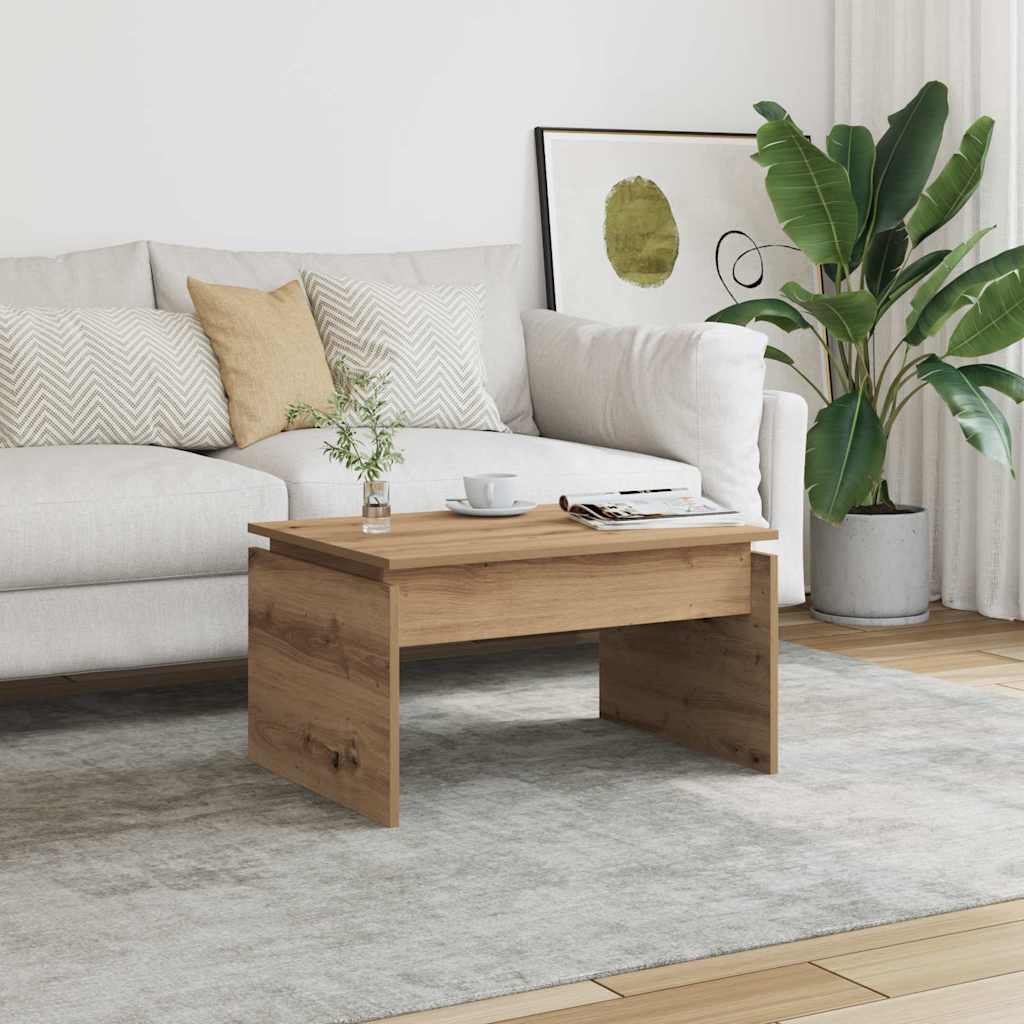 Konferenční Stolek Bílý 68 X 50 X 38 Cm Kompozitní Dřevo