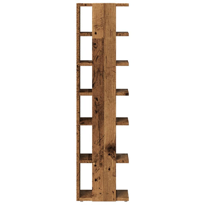 Botníky 2 Ks Old Wood 28 X 27 X 102 Cm Kompozitní Dřevo