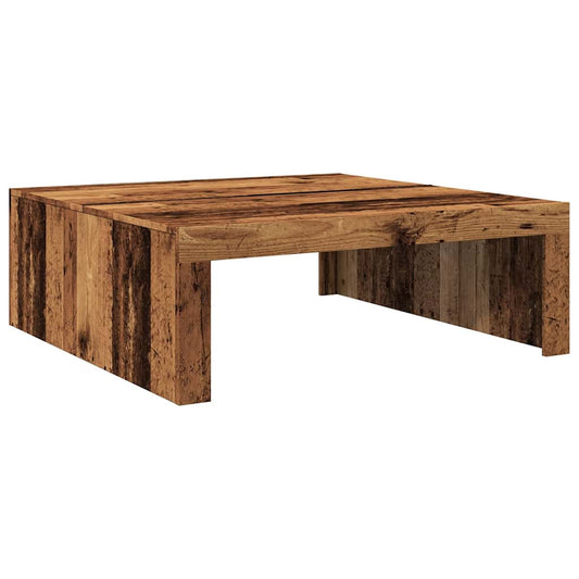 Konferenční Stolek Old Wood 100 X 100 X 35 Cm Kompozitní Dřevo