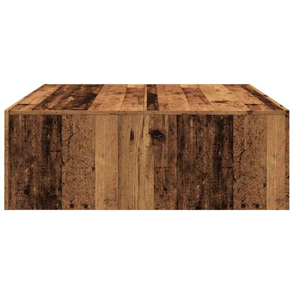 Konferenční Stolek Old Wood 100 X 100 X 35 Cm Kompozitní Dřevo
