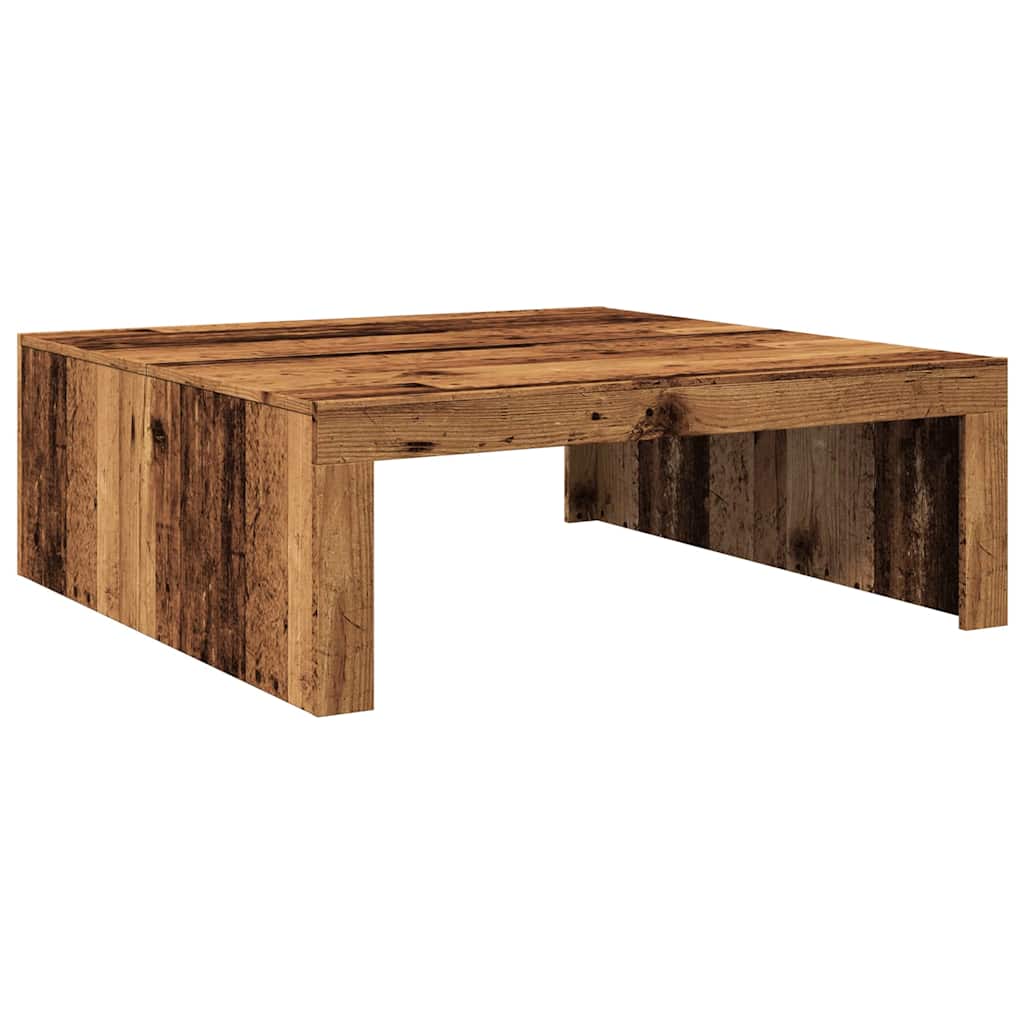 Konferenční Stolek Old Wood 100 X 100 X 35 Cm Kompozitní Dřevo
