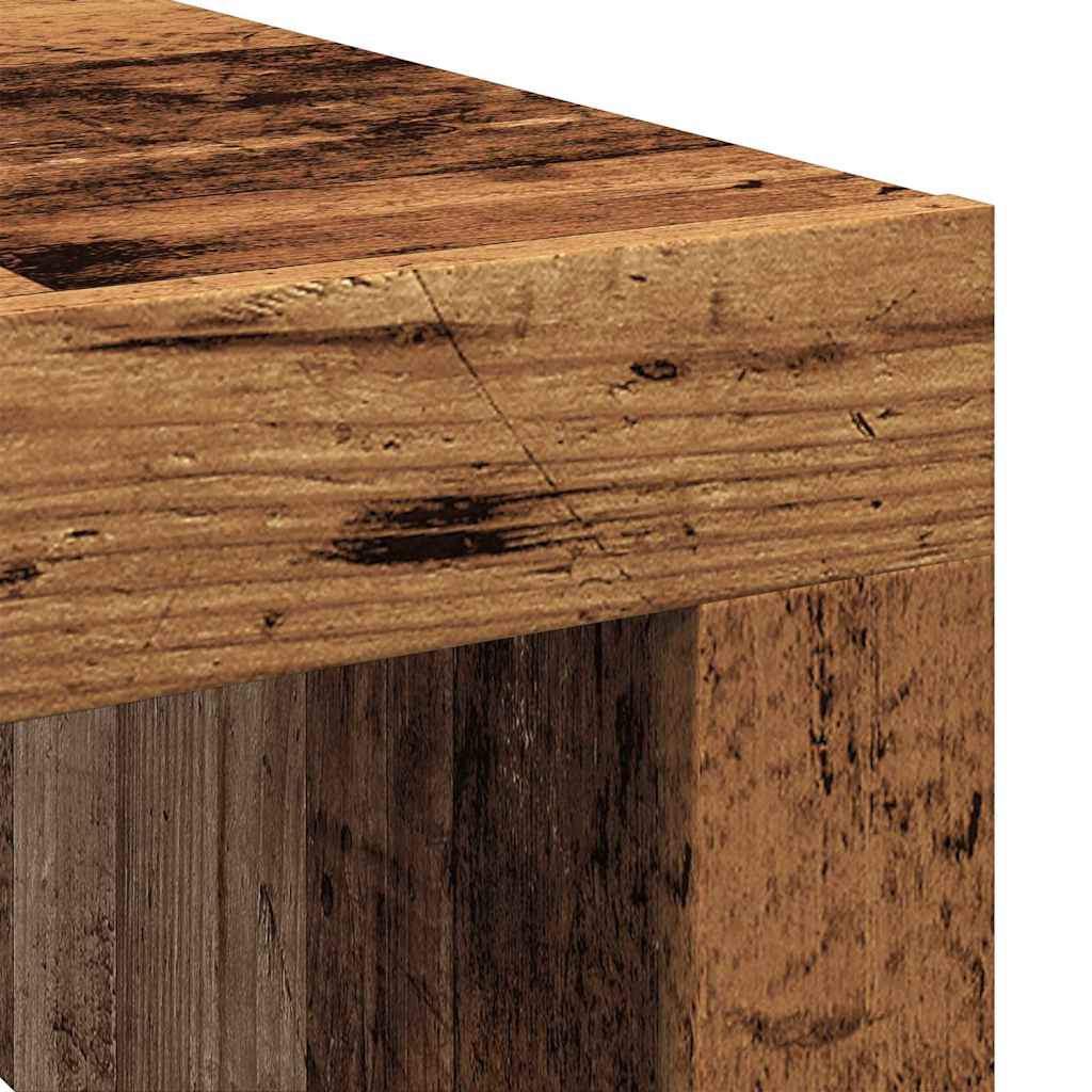 Konferenční Stolek Old Wood 100 X 100 X 35 Cm Kompozitní Dřevo