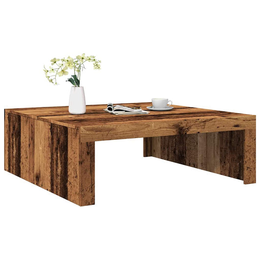 Konferenční Stolek Old Wood 100 X 100 X 35 Cm Kompozitní Dřevo