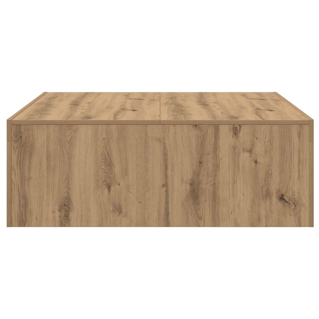 Konferenční Stolek Dub Artisan 100X100X35 Cm Kompozitní Dřevo