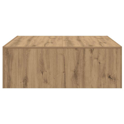 Konferenční Stolek Dub Artisan 100X100X35 Cm Kompozitní Dřevo