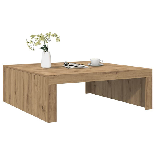 Konferenční Stolek Dub Artisan 100X100X35 Cm Kompozitní Dřevo