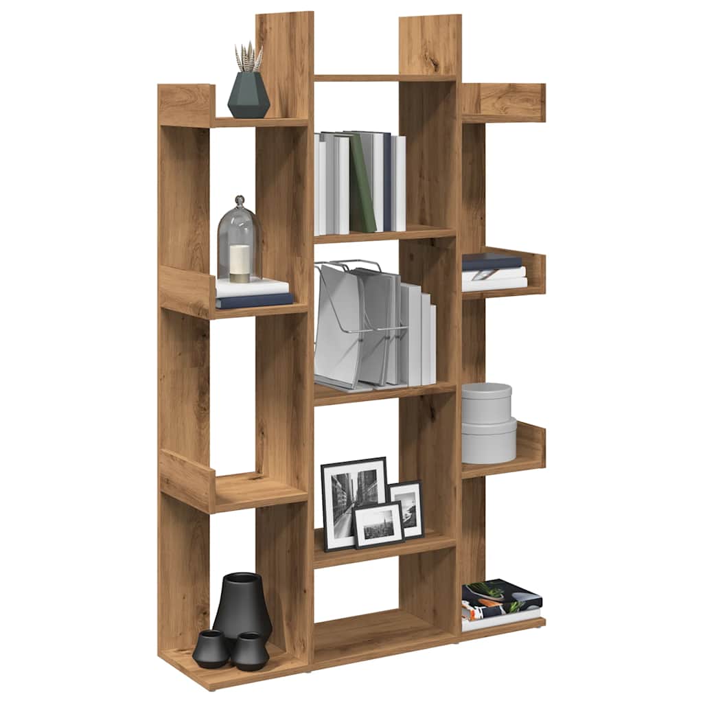 Knihovna Šedá Sonoma 86 X 25,5 X 140 Cm Kompozitní Dřevo