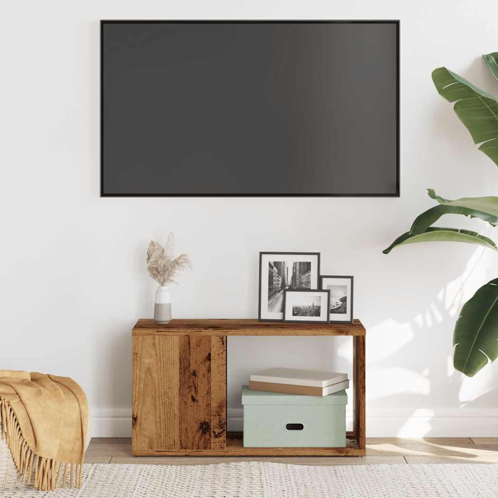Tv Stolek Old Wood 60 X 24 X 32 Cm Kompozitní Dřevo