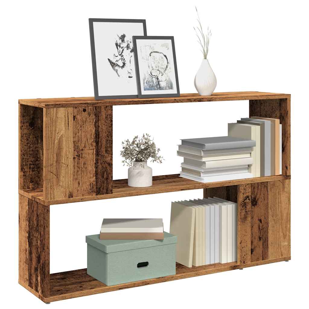 Knihovna Old Wood 100 X 24 X 63 Cm Kompozitní Dřevo